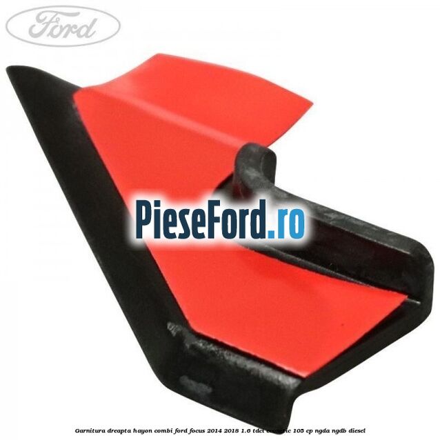 Garnitura dreapta hayon combi Ford Focus 2014-2018 1.6 TDCi ECOnetic 105 cp NGDA, NGDB diesel