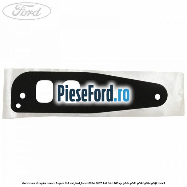 Garnitura dreapta maner hayon 3/5 usi Ford Focus 2004-2007 1.6 TDCi 109 cp G8DA, G8DB, G8DD, G8DE, G8DF diesel