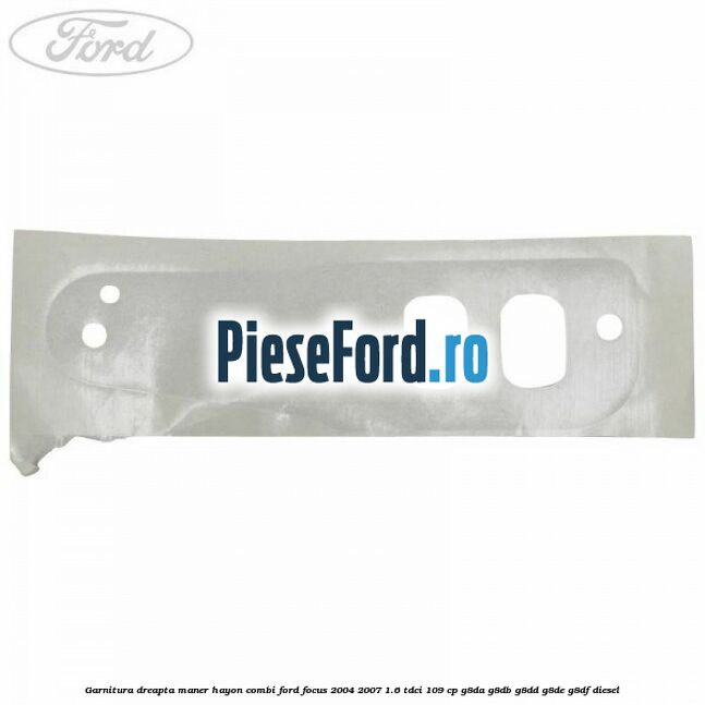 Garnitura dreapta maner hayon combi Ford Focus 2004-2007 1.6 TDCi 109 cp G8DA, G8DB, G8DD, G8DE, G8DF diesel