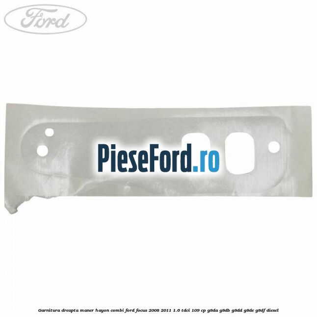 Garnitura dreapta maner hayon combi Ford Focus 2008-2011 1.6 TDCi 109 cp G8DA, G8DB, G8DD, G8DE, G8DF diesel