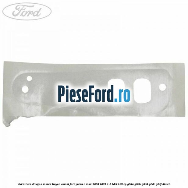 Garnitura dreapta maner hayon combi Ford Focus C-Max 2003-2007 1.6 TDCi 109 cp G8DA, G8DB, G8DD, G8DE, G8DF diesel