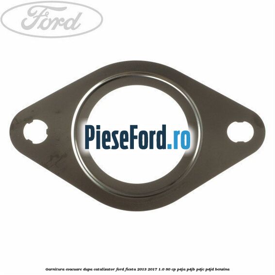 Garnitura evacuare dupa catalizator Ford Fiesta 2013-2017 1.0 80 cp P4JA, P4JB, P4JC, P4JD benzina