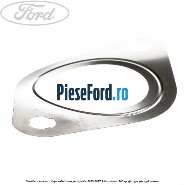 Garnitura evacuare dupa catalizator Ford Fiesta 2013-2017 1.0 EcoBoost 100 cp SFJA, SFJB, SFJC, SFJD benzina