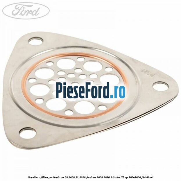 Garnitura filtru particule an 09/2008-11/2010 Ford Ka 2009-2016 1.3 TDCi 75 cp 169A1000, FD4 diesel