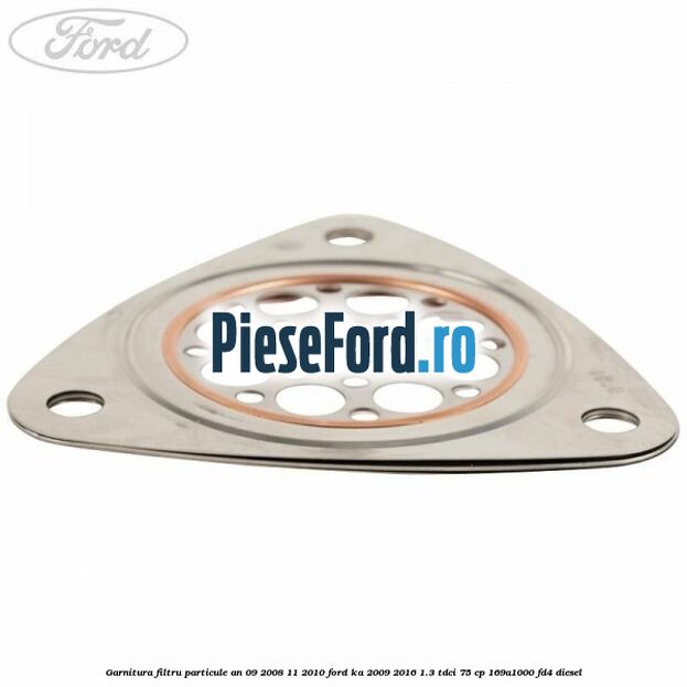 Garnitura filtru particule an 09/2008-11/2010 Ford Ka 2009-2016 1.3 TDCi 75 cp 169A1000, FD4 diesel