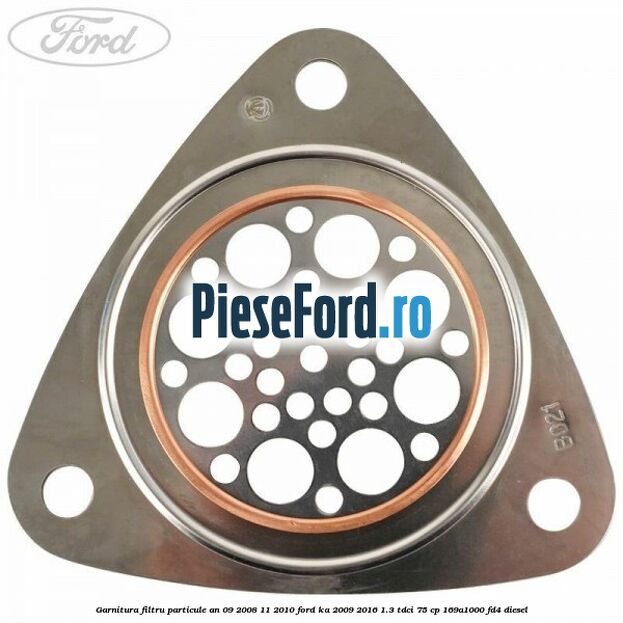 Garnitura filtru particule an 09/2008-11/2010 Ford Ka 2009-2016 1.3 TDCi 75 cp 169A1000, FD4 diesel