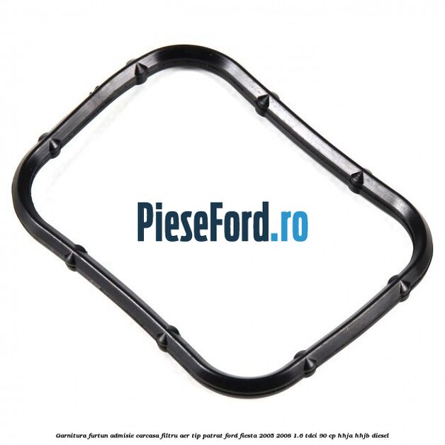 Garnitura furtun admisie carcasa filtru aer tip patrat Ford Fiesta 2005-2008 1.6 TDCi 90 cp HHJA, HHJB diesel