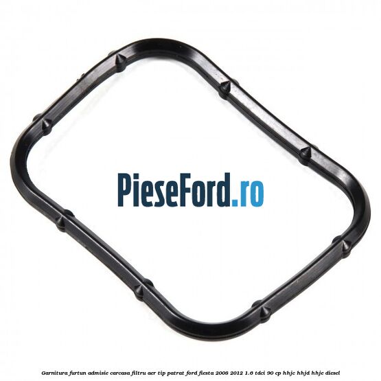 Garnitura furtun admisie carcasa filtru aer tip patrat Ford Fiesta 2008-2012 1.6 TDCi 90 cp HHJC, HHJD, HHJE diesel