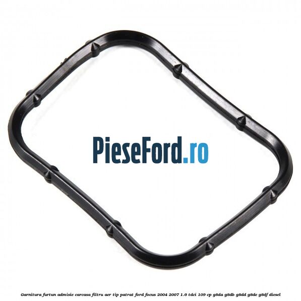 Garnitura furtun admisie carcasa filtru aer tip patrat Ford Focus 2004-2007 1.6 TDCi 109 cp G8DA, G8DB, G8DD, G8DE, G8DF diesel