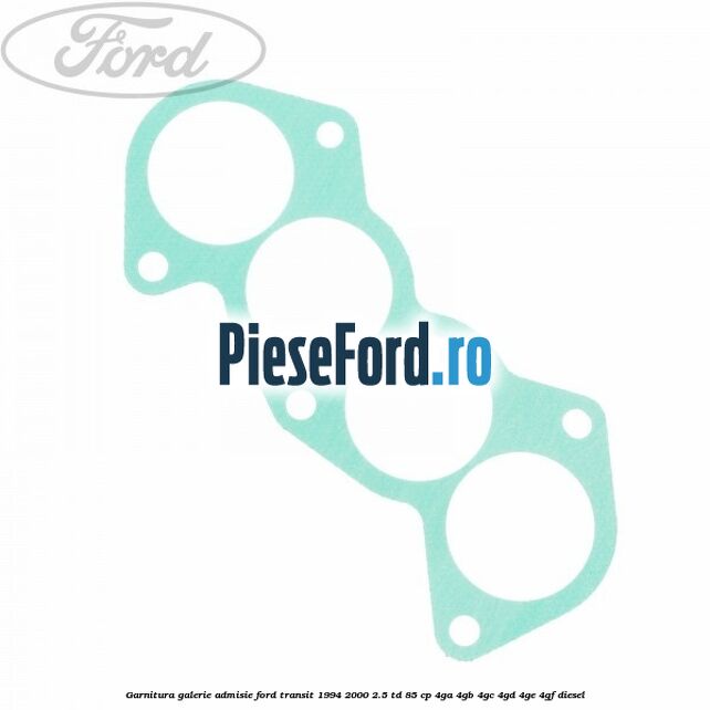 Garnitura galerie admisie Ford Transit 1994-2000 2.5 TD 85 cp 4GA, 4GB, 4GC, 4GD, 4GE, 4GF diesel
