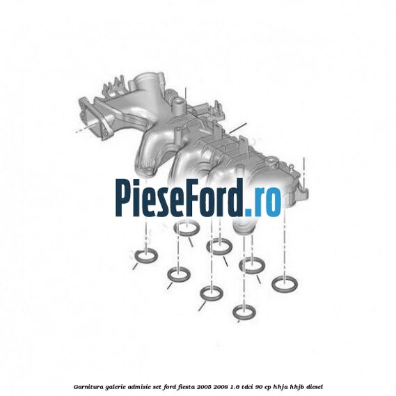 Garnitura galerie admisie set Ford Fiesta 2005-2008 1.6 TDCi 90 cp HHJA, HHJB diesel
