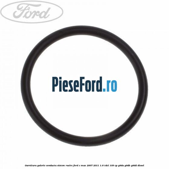Garnitura, galerie conducta sistem racire Ford C-Max 2007-2011 1.6 TDCi 109 cp G8DA, G8DB, G8DD diesel