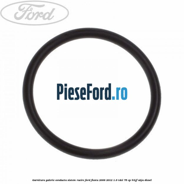 Garnitura, galerie conducta sistem racire Ford Fiesta 2008-2012 1.6 TDCi 75 cp HHJF, UBJA diesel