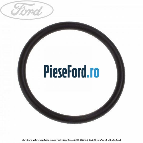 Garnitura, galerie conducta sistem racire Ford Fiesta 2008-2012 1.6 TDCi 90 cp HHJC, HHJD, HHJE diesel