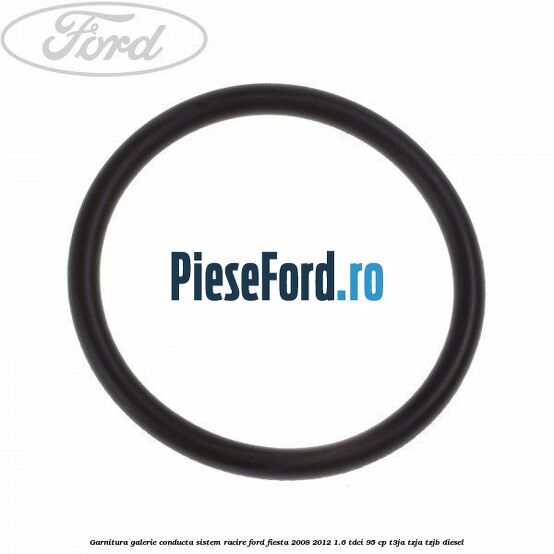 Garnitura, galerie conducta sistem racire Ford Fiesta 2008-2012 1.6 TDCi 95 cp T3JA, TZJA, TZJB diesel