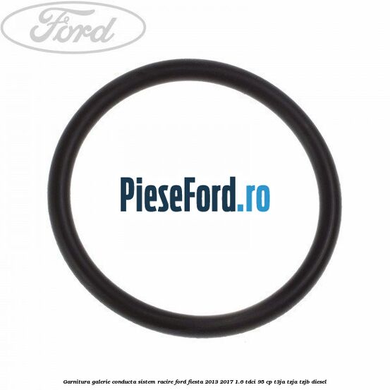 Garnitura, galerie conducta sistem racire Ford Fiesta 2013-2017 1.6 TDCi 95 cp T3JA, TZJA, TZJB diesel