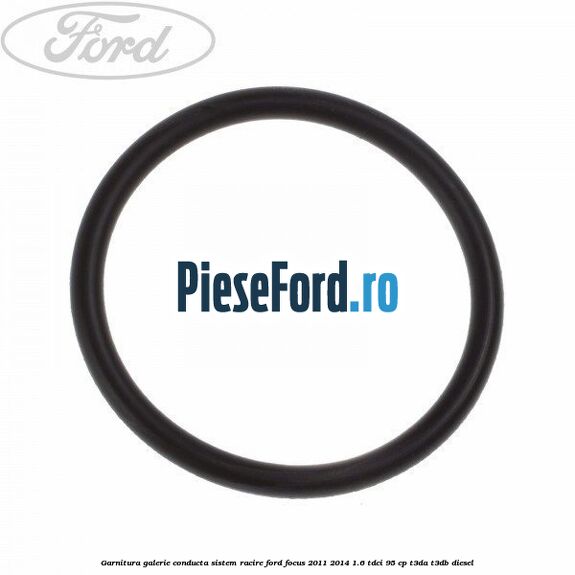 Garnitura, galerie conducta sistem racire Ford Focus 2011-2014 1.6 TDCi 95 cp T3DA, T3DB diesel