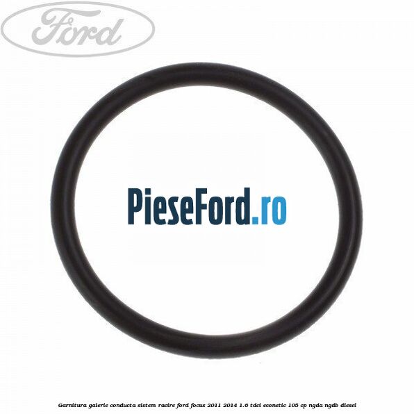 Garnitura, galerie conducta sistem racire Ford Focus 2011-2014 1.6 TDCi ECOnetic 105 cp NGDA, NGDB diesel
