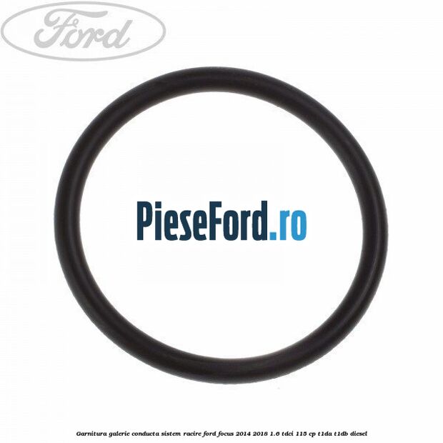 Garnitura, galerie conducta sistem racire Ford Focus 2014-2018 1.6 TDCi 115 cp T1DA, T1DB diesel