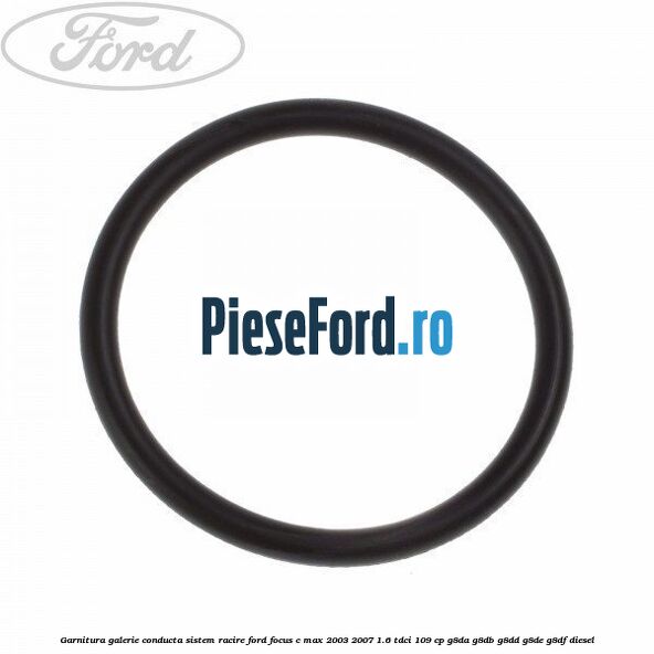 Garnitura, galerie conducta sistem racire Ford Focus C-Max 2003-2007 1.6 TDCi 109 cp G8DA, G8DB, G8DD, G8DE, G8DF diesel