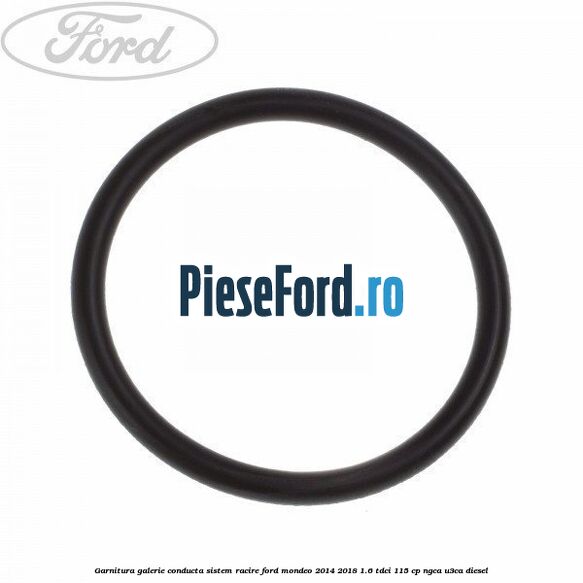 Garnitura, galerie conducta sistem racire Ford Mondeo 2014-2018 1.6 TDCi 115 cp NGCA, U3CA diesel