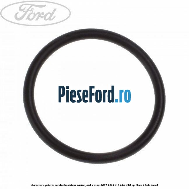 Garnitura, galerie conducta sistem racire Ford S-Max 2007-2014 1.6 TDCi 115 cp T1WA, T1WB diesel