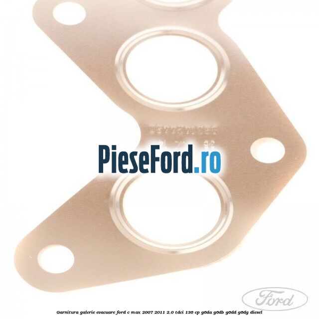 Garnitura galerie evacuare Ford C-Max 2007-2011 2.0 TDCi 136 cp G6DA, G6DB, G6DD, G6DG diesel