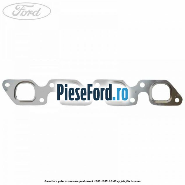 Garnitura galerie evacuare Ford Escort 1990-1995 1.3 60 cp J4B, J6A benzina