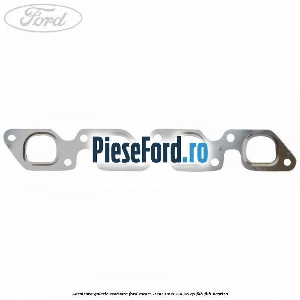 Garnitura galerie evacuare Ford Escort 1990-1995 1.4 75 cp F4B, FUH benzina