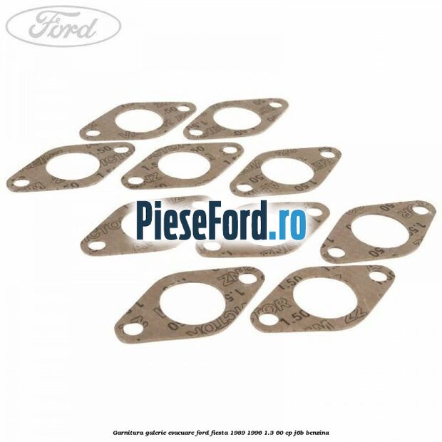 Garnitura galerie evacuare Ford Fiesta 1989-1996 1.3 60 cp J6B benzina