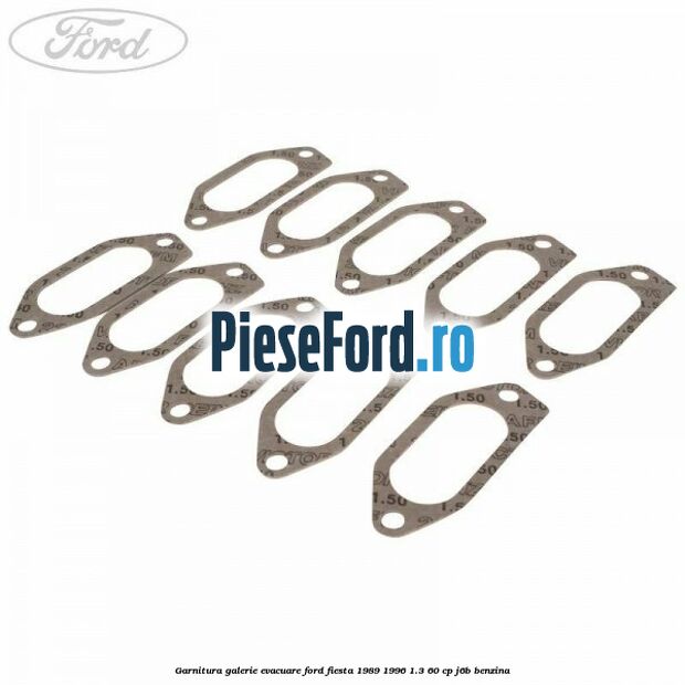 Garnitura galerie evacuare Ford Fiesta 1989-1996 1.3 60 cp J6B benzina