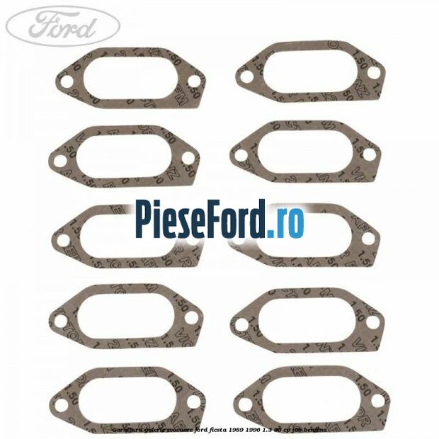Garnitura galerie evacuare Ford Fiesta 1989-1996 1.3 60 cp J6B benzina