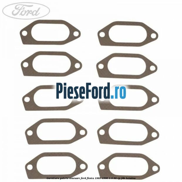 Garnitura galerie evacuare Ford Fiesta 1989-1996 1.3 60 cp J6B benzina