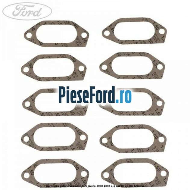 Garnitura galerie evacuare Ford Fiesta 1989-1996 1.3 CAT 60 cp J6B benzina