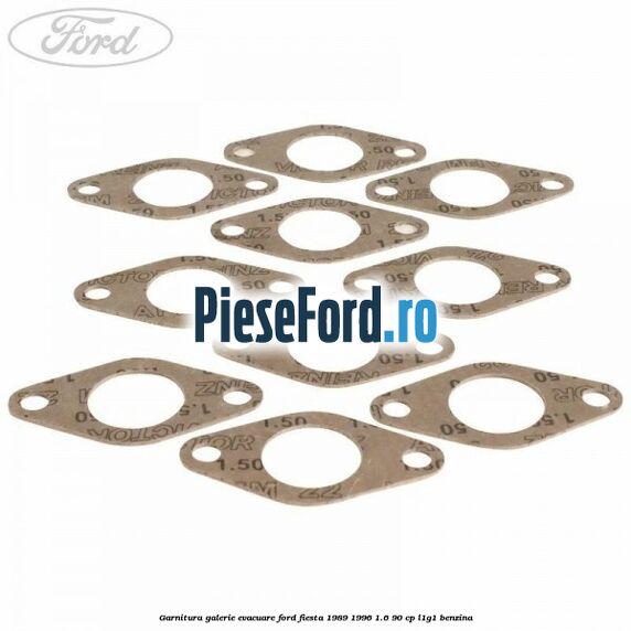 Garnitura galerie evacuare Ford Fiesta 1989-1996 1.6 90 cp L1G1 benzina