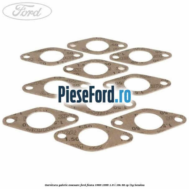 Garnitura galerie evacuare Ford Fiesta 1989-1996 1.6 i 16V 88 cp L1G benzina