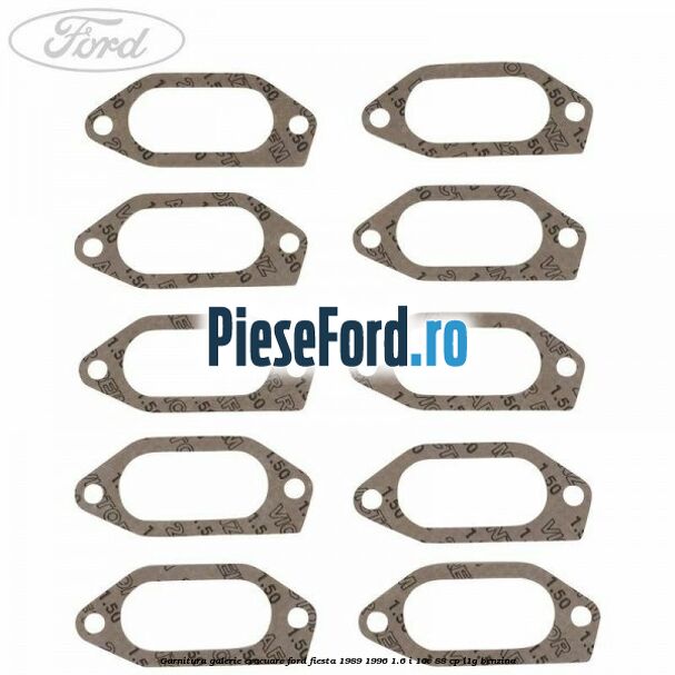 Garnitura galerie evacuare Ford Fiesta 1989-1996 1.6 i 16V 88 cp L1G benzina