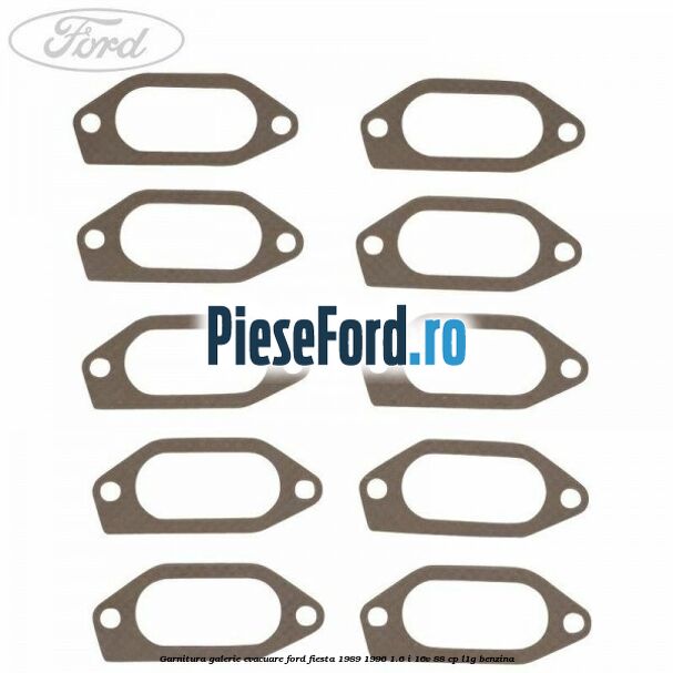 Garnitura galerie evacuare Ford Fiesta 1989-1996 1.6 i 16V 88 cp L1G benzina