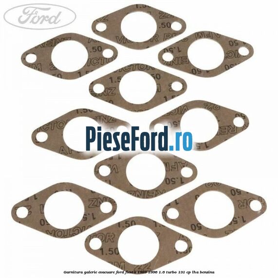 Garnitura galerie evacuare Ford Fiesta 1989-1996 1.6 Turbo 131 cp LHA benzina