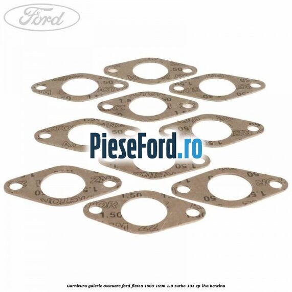 Garnitura galerie evacuare Ford Fiesta 1989-1996 1.6 Turbo 131 cp LHA benzina
