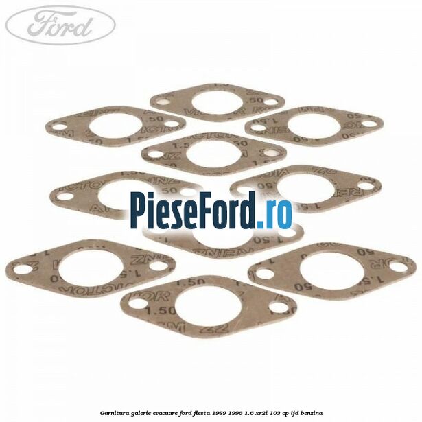 Garnitura galerie evacuare Ford Fiesta 1989-1996 1.6 XR2i 103 cp LJD benzina