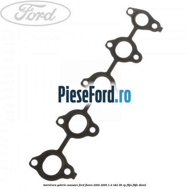 Garnitura, galerie evacuare Ford Fiesta 2002-2005 1.4 TDCi 68 cp F6JA, F6JB diesel