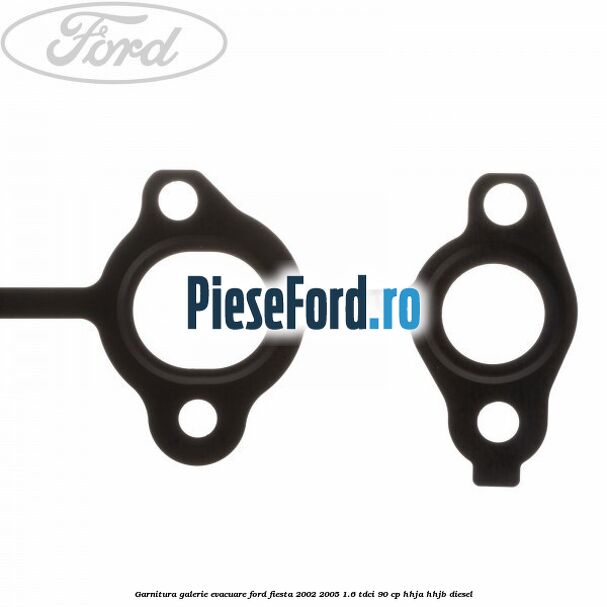 Garnitura, galerie evacuare Ford Fiesta 2002-2005 1.6 TDCi 90 cp HHJA, HHJB diesel