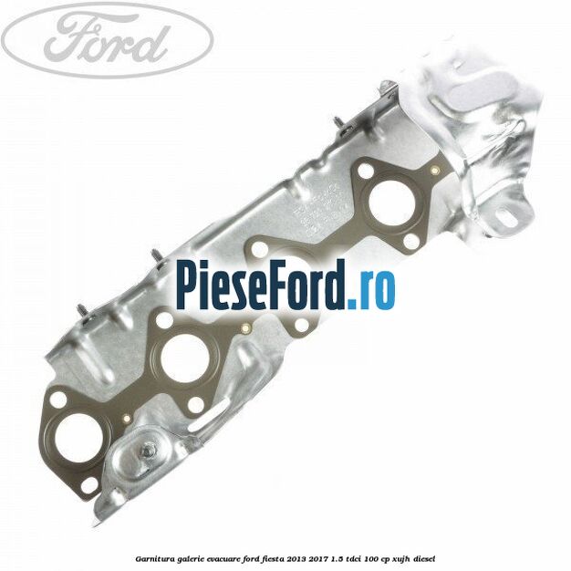 Garnitura galerie evacuare Ford Fiesta 2013-2017 1.5 TDCi 100 cp XUJH diesel