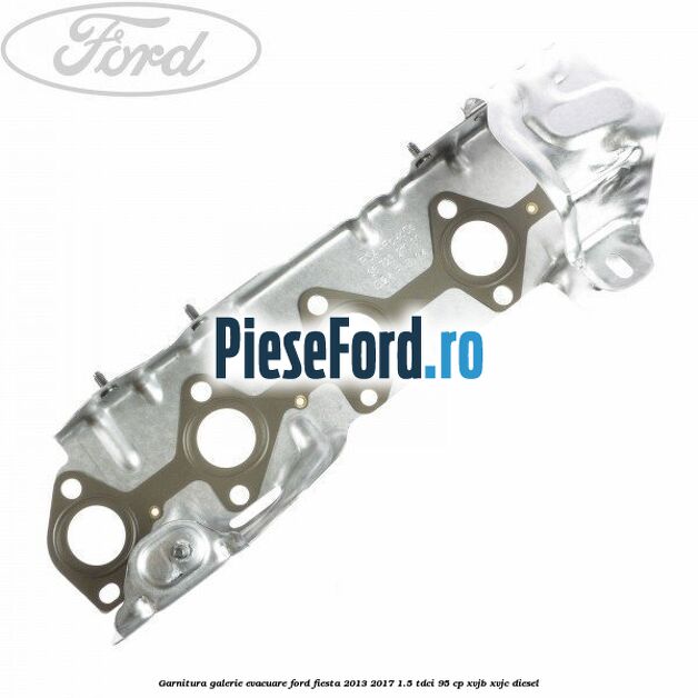 Garnitura galerie evacuare Ford Fiesta 2013-2017 1.5 TDCi 95 cp Garnitura galerie evacuare Ford Fiesta 2013-2017 1.5 TDCi 95 cp XVJB, XVJC diesel