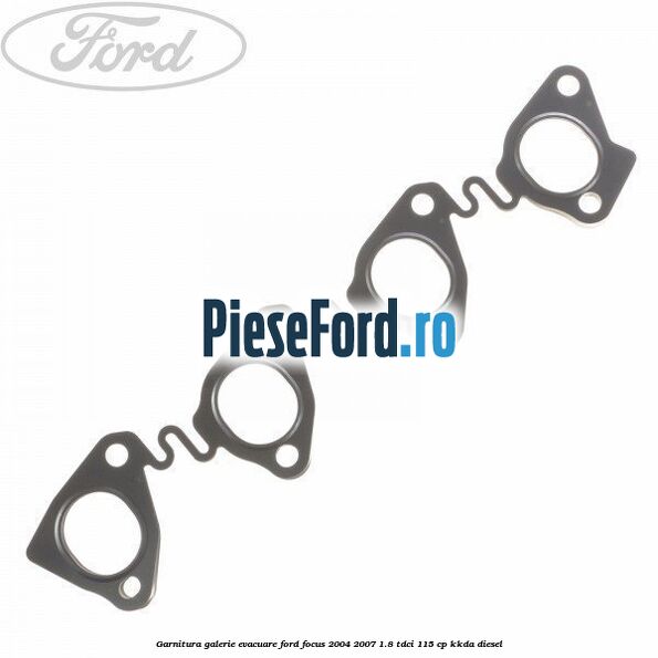 Garnitura galerie evacuare Ford Focus 2004-2007 1.8 TDCi 115 cp