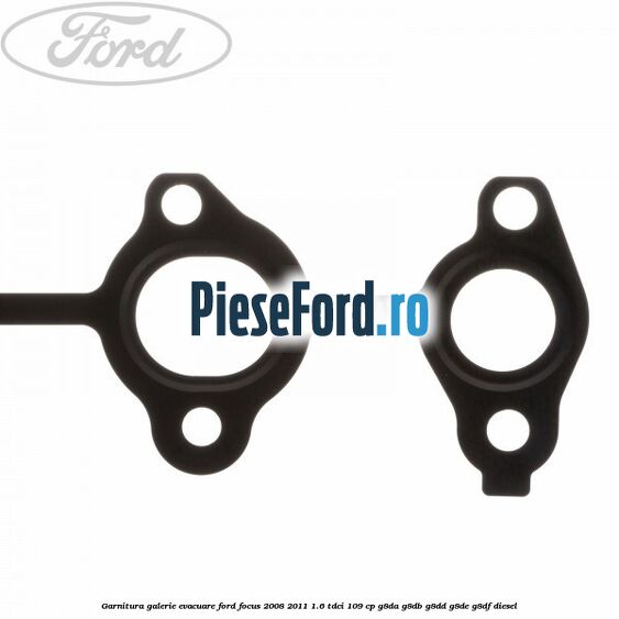 Garnitura, galerie evacuare Ford Focus 2008-2011 1.6 TDCi 109 cp G8DA, G8DB, G8DD, G8DE, G8DF diesel