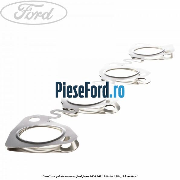 Garnitura galerie evacuare Ford Focus 2008-2011 1.8 TDCi 115 cp KKDA diesel