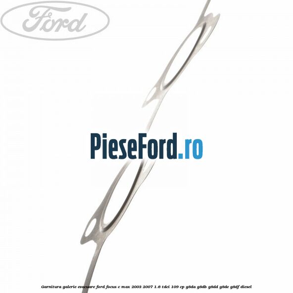 Garnitura, galerie evacuare Ford Focus C-Max 2003-2007 1.6 TDCi 109 cp G8DA, G8DB, G8DD, G8DE, G8DF diesel