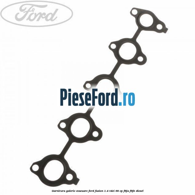 Garnitura, galerie evacuare Ford Fusion 1.4 TDCi 68 cp F6JA, F6JB diesel